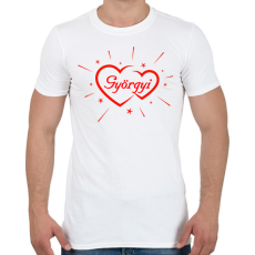 PRINTFASHION Györgyi - Férfi póló - Fehér