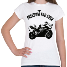 PRINTFASHION gyorsasági motor - Női póló - Fehér női póló