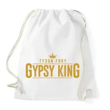 PRINTFASHION Gypsy king - Sportzsák, Tornazsák - Fehér tornazsák
