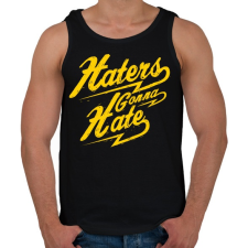 PRINTFASHION Gyűlölet - Férfi atléta - Fekete atléta, trikó