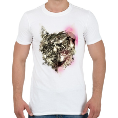 PRINTFASHION Gyűlölt gépezet - Férfi póló - Fehér