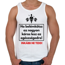 PRINTFASHION HA BELÉM KÖTSZ - Férfi atléta - Fehér atléta, trikó