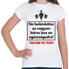 PRINTFASHION HA BELÉM KÖTSZ - Női póló - Fehér női póló