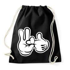 PRINTFASHION Ha érted..  - Sportzsák, Tornazsák - Fekete tornazsák