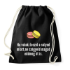 PRINTFASHION ha leszólnak a súlyod miatt - Sportzsák, Tornazsák - Fekete