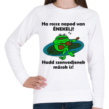 PRINTFASHION Ha rossz napod van - Női pulóver - Fehér női pulóver, kardigán