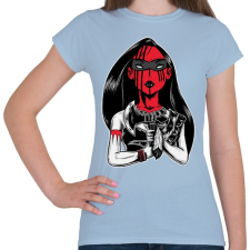 PRINTFASHION Háború hercegnője - Női póló - Világoskék női póló