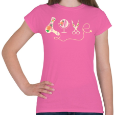 PRINTFASHION hair love - Női póló - Rózsaszín női póló