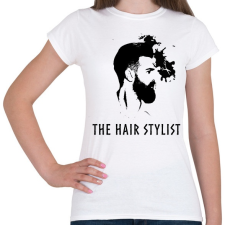 PRINTFASHION HAIR STYLIST - Női póló - Fehér női póló