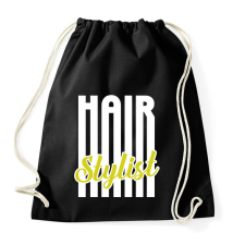PRINTFASHION Hair Stylist (white) - Sportzsák, Tornazsák - Fekete tornazsák