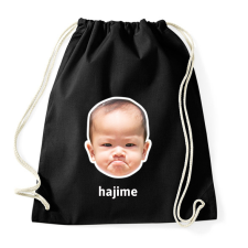 PRINTFASHION hajime - Sportzsák, Tornazsák - Fekete tornazsák