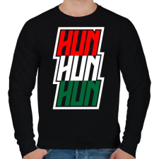 PRINTFASHION Hajrá Magyarország Póló - Férfi pulóver - Fekete férfi pulóver, kardigán