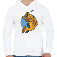 PRINTFASHION Hal - Férfi kapucnis pulóver - Fehér női pulóver, kardigán