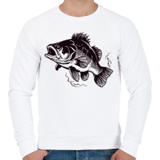 PRINTFASHION hal - Férfi pulóver - Fehér