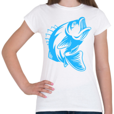 PRINTFASHION Hal/Fish - Női póló - Fehér női póló