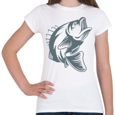 PRINTFASHION Hal/fish - Női póló - Fehér női póló