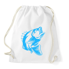 PRINTFASHION Hal/Fish - Sportzsák, Tornazsák - Fehér tornazsák