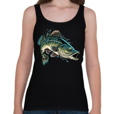 PRINTFASHION Hal - Női atléta - Fekete