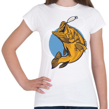 PRINTFASHION Hal - Női póló - Fehér női póló