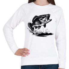 PRINTFASHION hal - Női pulóver - Fehér