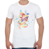 PRINTFASHION Hal vízfesték - Férfi póló - Fehér
