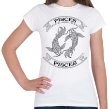 PRINTFASHION Halak - Női póló - Fehér női póló