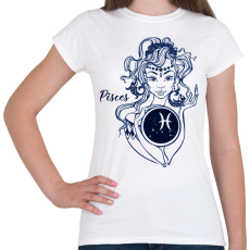 PRINTFASHION halak - Női póló - Fehér