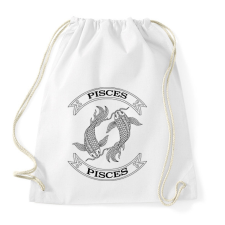 PRINTFASHION Halak - Sportzsák, Tornazsák - Fehér tornazsák