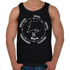 PRINTFASHION Halak tulajdonságok - Férfi atléta - Fekete