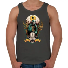 PRINTFASHION Halál szeme - Férfi atléta - Sötétszürke