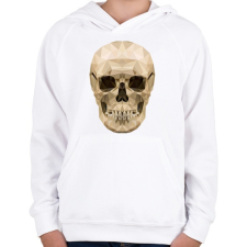 PRINTFASHION Halálfejes póló - Gyerek kapucnis pulóver - Fehér gyerek pulóver, kardigán