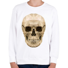 PRINTFASHION Halálfejes póló - Gyerek pulóver - Fehér
