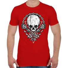 PRINTFASHION Halálsor - Férfi póló - Piros