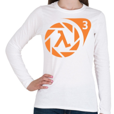 PRINTFASHION Half Life 3 - Női hosszú ujjú póló - Fehér