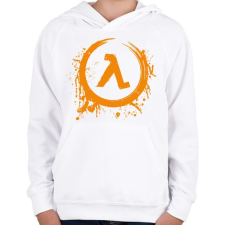 PRINTFASHION Half Life - Gyerek kapucnis pulóver - Fehér gyerek pulóver, kardigán