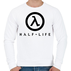 PRINTFASHION Half-Life logo - Férfi pulóver - Fehér