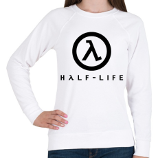PRINTFASHION Half-Life logo - Női pulóver - Fehér
