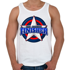 PRINTFASHION HALF MARATHON FINISHER 2 - Férfi atléta - Fehér atléta, trikó