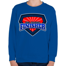PRINTFASHION HALF MARATHON FINISHER - Gyerek pulóver - Királykék
