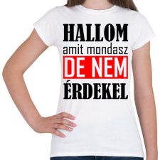 PRINTFASHION Hallom - Női póló - Fehér női póló