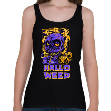 PRINTFASHION HALLOWEED - Női atléta - Fekete női trikó