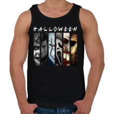 PRINTFASHION Halloween - A legjobbak - Férfi atléta - Fekete