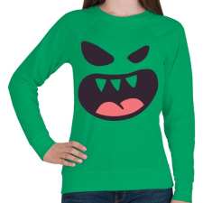 PRINTFASHION Halloween arc - Női pulóver - Zöld női póló