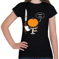 PRINTFASHION Halloween barber - Női póló - Fekete női póló