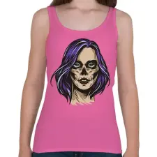 PRINTFASHION Halloween boszi - Női atléta - Rózsaszín női trikó