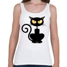 PRINTFASHION Halloween cat - Női atléta - Fehér