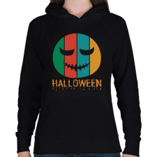 PRINTFASHION Halloween colors - Női kapucnis pulóver - Fekete női pulóver, kardigán