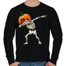 PRINTFASHION Halloween dab - Férfi pulóver - Fekete férfi pulóver, kardigán
