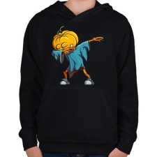 PRINTFASHION Halloween Dab - Gyerek kapucnis pulóver - Fekete gyerek pulóver, kardigán