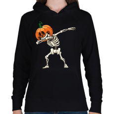 PRINTFASHION Halloween dab - Női kapucnis pulóver - Fekete